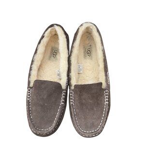 Ugg Suede & Shearling Slippers Size 9 Brown